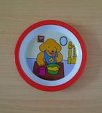 KINDERBORD EETBORD van het hondje DRIBBEL Ø 21,5 cm, Ophalen of Verzenden, Gebruikt, Overige typen