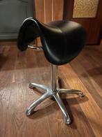 Kapperskruk of kruk bij drumstel of bureau, Ophalen, In hoogte verstelbaar, Gebruikt, Staal