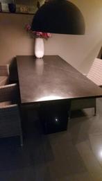 Massieve granieten tafel - Uniek & Robuust, Huis en Inrichting, Tafels | Eettafels, Overige materialen, Gebruikt, 100 tot 150 cm