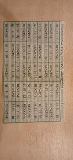 Oude benzinebonnen - verzamelobject, Ophalen