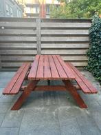 Mooie stevige picknicktafel, Ophalen, Gebruikt, Inklapbaar, Rechthoekig