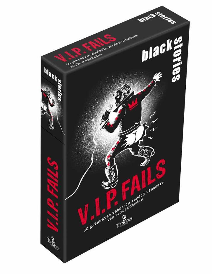 Black Stories: V.I.P. Fails, Hobby en Vrije tijd, Gezelschapsspellen | Kaartspellen, Nieuw, Ophalen of Verzenden