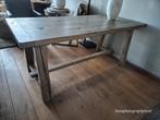 Prachtige kloostertafel, handgemaakt, Huis en Inrichting, Tafels | Eettafels, Ophalen, Eikenhout, Kloostertafel, 50 tot 100 cm
