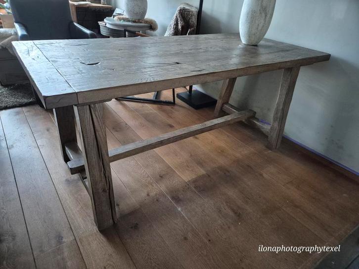 Prachtige kloostertafel, handgemaakt, Huis en Inrichting, Tafels | Eettafels, 50 tot 100 cm, 150 tot 200 cm, Vier personen, Rechthoekig