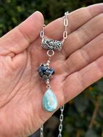 Larimar Sodaliet Edelsteen Sieradenset, Blauw, Nieuw, Ophalen of Verzenden, Steen of Mineraal