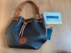 Dooney & Bourke Lederen Drawstring Tas, Ophalen of Verzenden, Zo goed als nieuw, Zwart, Handtas