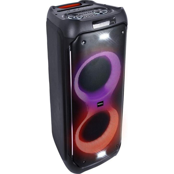COLUMBA1200 Bluetooth speaker met accu en lichteffecten, Audio, Tv en Foto, Karaoke-apparatuur, Nieuw, Ophalen of Verzenden