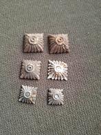 Ww2 wo2 Duitse bodemvondst rang sterren 6x, Ophalen of Verzenden, Duitsland, Hulzen of Bodemvondsten