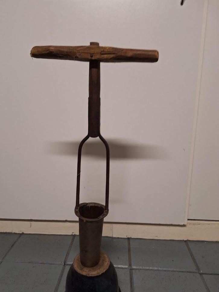 Antieke aardappelpoter & onkruidtrekker, Antiek en Kunst, Antiek | Gereedschap en Instrumenten, Ophalen of Verzenden
