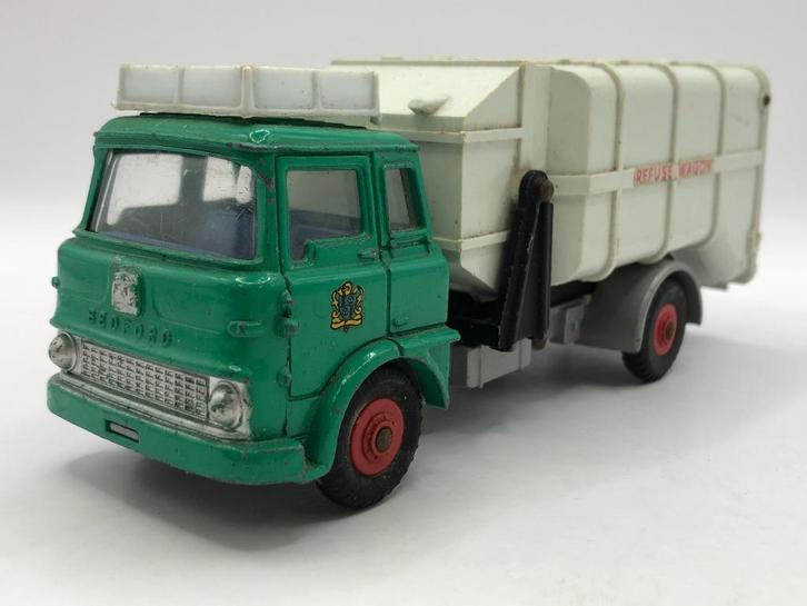 Dinky Toys 978 Refuse Collector Truck -GOED- M37, Hobby en Vrije tijd, Modelauto's | 1:43, Gebruikt, Bus of Vrachtwagen, Overige merken