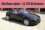 Alfa Romeo Spider 3.2 JTS Q4 2007 Zwart, Auto's, Alfa Romeo, 3195 cc, Cabriolet, Lichtsensor, Spider