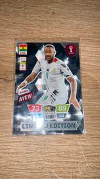 Jordan ayew limited edition wk 2022 voetbal kaart, Verzamelen, Ophalen of Verzenden, Zo goed als nieuw, Buitenlandse clubs