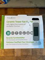 Nedis Keramische Toren Kachel 2000W, Huis en Inrichting, Ophalen of Verzenden, Nieuw, Elektrisch