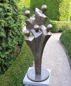 bronzen beeld / abstracte FAMILIE / 5 personen / tuinbeeld