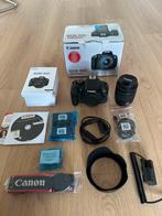 Canon EOS 700D + 18–55mm objectief + SD-kaart, Ophalen of Verzenden, Zo goed als nieuw