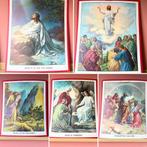 5 stuks bijbelse schoolplaten, Ophalen, Geschiedenis