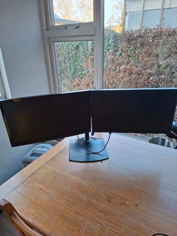 Dubbele Monitor Setup - Acer & Iiyama, Computers en Software, Monitoren, Gebruikt, 60 Hz of minder, DisplayPort, HDMI, VGA, Gaming
