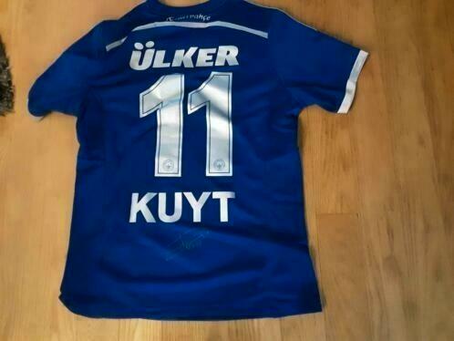 Kuyt matchworn shirt FEHNERBAHCE 2014-15 Turkije gesigneerd, Verzamelen, Sportartikelen en Voetbal, Zo goed als nieuw, Shirt, Buitenlandse clubs