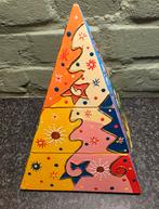 Vintage beschilderd pyramide, Ophalen of Verzenden