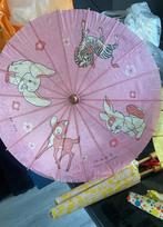8 papieren parasols/ paraplu’s., Ophalen of Verzenden, Zo goed als nieuw