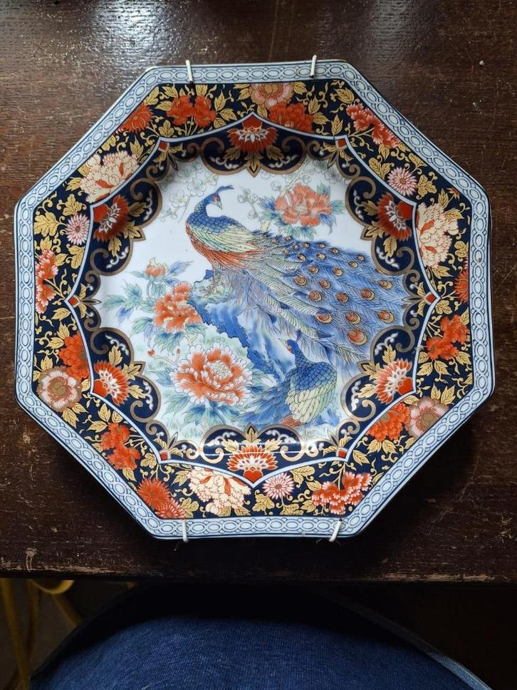 Wandbord Japans porselein, Antiek en Kunst, Antiek | Wandborden en Tegels, Ophalen