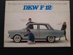 folder DKW F12 1963 – Nederlands, DKW, Ophalen of Verzenden, Zo goed als nieuw, Audi