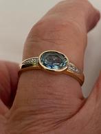 Geel gouden ring 585, Verzenden, Goud, Ring