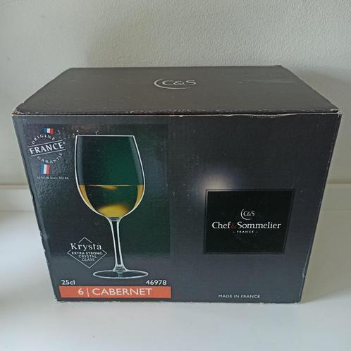 Chef & Sommelier glazen, nieuw in de doos., Huis en Inrichting, Keuken | Servies, Nieuw, Glas of Glazen, Overige stijlen, Glas