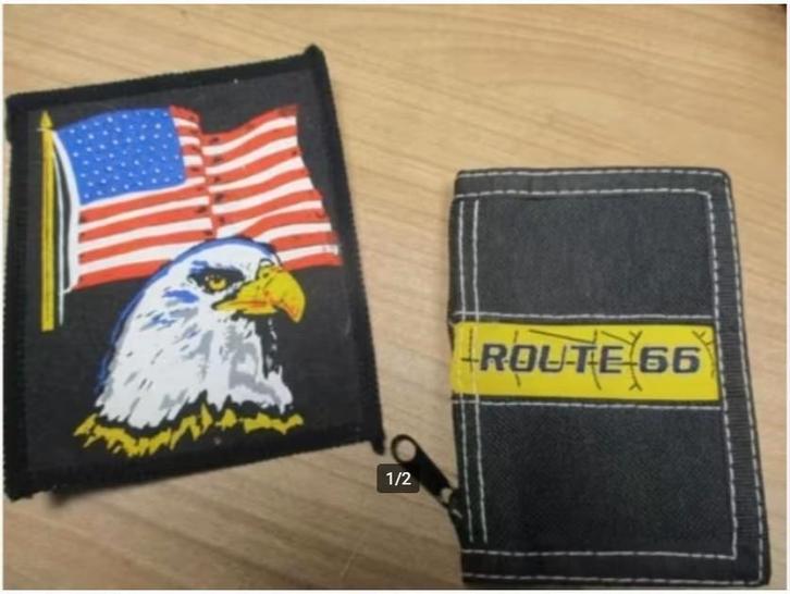 ROUTE 66 PORTEMONEE+AMERIKAANSE EAGLE BATCH NIEUW, Verzamelen, Overige Verzamelen, Nieuw, Verzenden