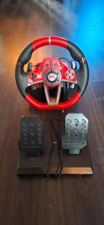 Mario Kart Racestuur Hori Pro Deluxe Nintendo, Ophalen of Verzenden, Zo goed als nieuw, Stuurtje of Sportattribuut