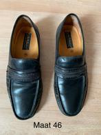 Zwarte instappers, maat 46, Kleding | Heren, Schoenen, Ophalen of Verzenden, Gedragen, Zwart