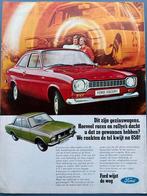 Ford Escort/Cortina Advertentie, Ophalen of Verzenden, Gelezen, Ford