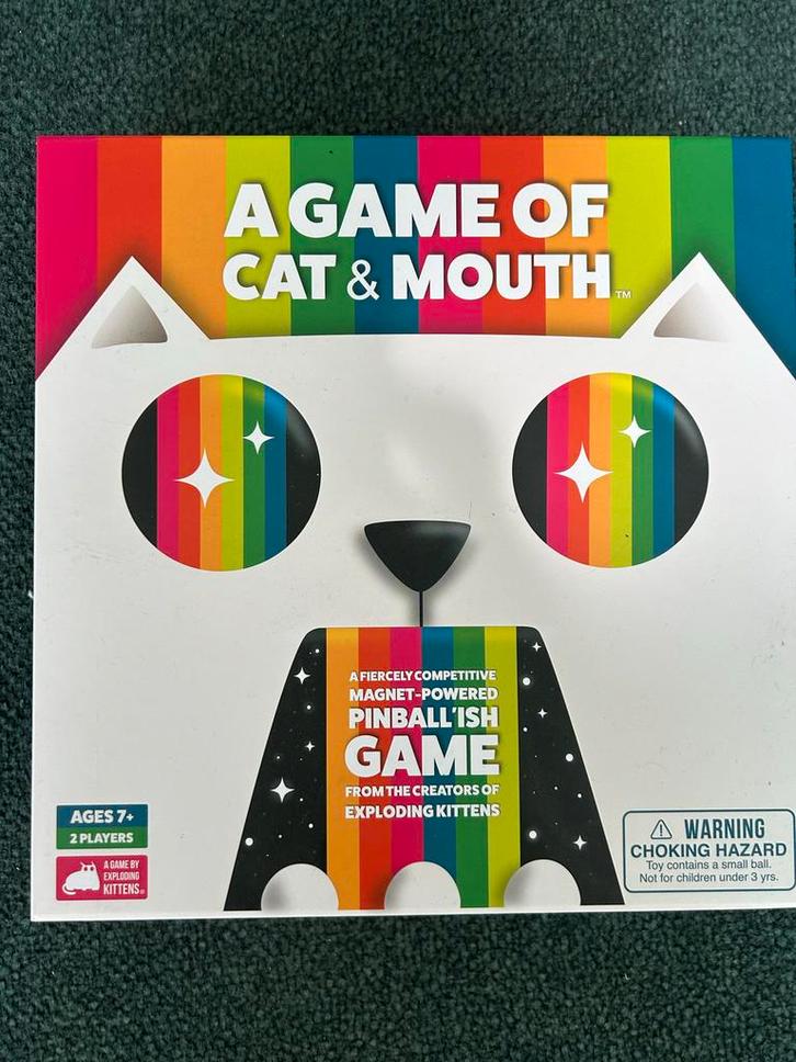 A Game of Cat & Mouth Bordspel, Hobby en Vrije tijd, Gezelschapsspellen | Bordspellen, Gebruikt, Een of twee spelers, Ophalen of Verzenden