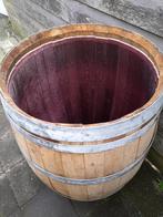 houten regenton/ wijnvat, Tuin en Terras, Regentonnen, 150 liter of meer, Zo goed als nieuw, Hout, Ophalen
