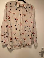 Zara blouse bloesje top gebroken wit roze l 42/44 zgan, Zara, Maat 42/44 (L), Ophalen of Verzenden, Roze