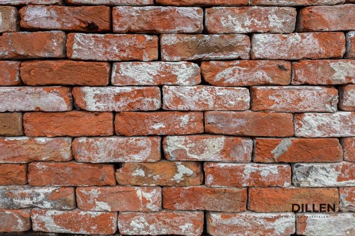 6.000 stuks antieke rode handvorm metselstenen ca 18x4.5cm!, Doe-het-zelf en Verbouw, Metselstenen, Gebruikt, Bakstenen, Ophalen of Verzenden