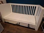 Peuter/kleuterbed & ledikant in 1, Kinderen en Baby's, Kinderkamer | Bedden, Ophalen, Gebruikt, Minder dan 140 cm, Minder dan 70 cm