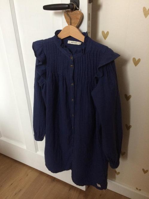 Sissy Boy jurkje donkerblauw maat 146/152 1x gedragen!, Kinderen en Baby's, Kinderkleding | Maat 146, Zo goed als nieuw, Meisje