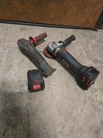 2x Parkside slijptol en 2x Accu defect, Doe-het-zelf en Verbouw, Gereedschap | Slijpmachines, Ophalen of Verzenden, Gebruikt, Haakse handslijpmachine