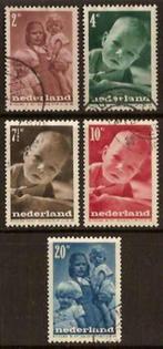 Nederland NVPH nr 495/9 gestempeld Kinderpostzegels 1947, Verzenden, Na 1940, Gestempeld
