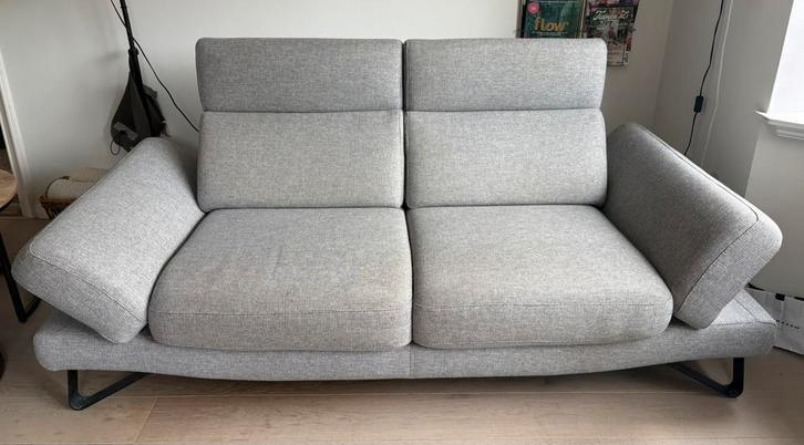 2,5 zits bank met Hocker, Huis en Inrichting, Banken | Bankstellen, Zo goed als nieuw, Driepersoons, 200 tot 250 cm, 75 tot 100 cm