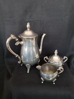 koffieset verzilverd / plate 3 delig zware kwaliteit, Ophalen of Verzenden