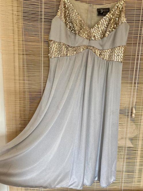 Origineel '60s vintage Feestjurkje, zilver, pailletten, Kleding | Dames, Gelegenheidskleding, Gedragen, Overige typen, Maat 42/44 (L)