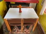 Pastoe eetkamerset uitschuifbare tafel met 4 stoelen, Ophalen, Gebruikt, 100 tot 150 cm, 50 tot 100 cm