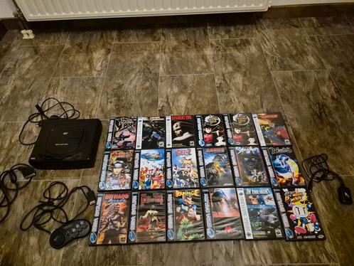Speciale sega saturn met veel spellen, Spelcomputers en Games, Spelcomputers | Sega, Zo goed als nieuw, Saturn of Dreamcast, Met 1 controller