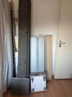 Zwarte Grenen Planken - Kast DIY met Wieltjes, Kinderen en Baby's, Kinderkamer | Commodes en Kasten, Ophalen, Gebruikt, 50 tot 70 cm