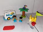 Duplo camper strand set, Kinderen en Baby's, Speelgoed | Duplo en Lego, Gebruikt, Ophalen of Verzenden, Duplo, Duplo