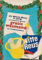 Retro reclame 1968 Witte Reus wasmiddel gratis wasmand, Verzamelen, Retro, Verzenden, Overige typen