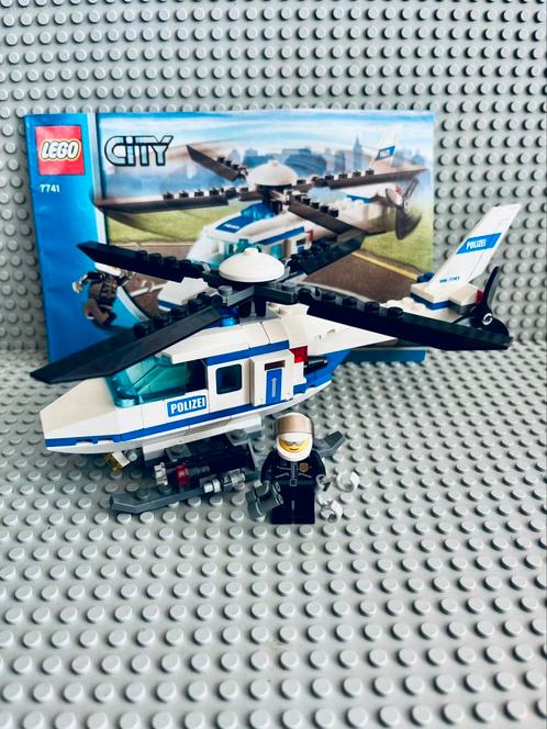 LEGO City 7741 Politiehelikopter, Kinderen en Baby's, Speelgoed | Duplo en Lego, Gebruikt, Lego, Complete set, Ophalen of Verzenden