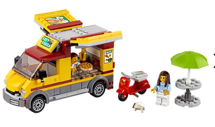 Lego City Pizza Bestelwagen 60150, Kinderen en Baby's, Speelgoed | Duplo en Lego, Gebruikt, Lego, Complete set, Ophalen